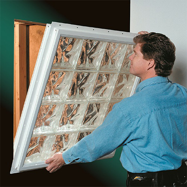 بلوک شیشه ای مدل موجی