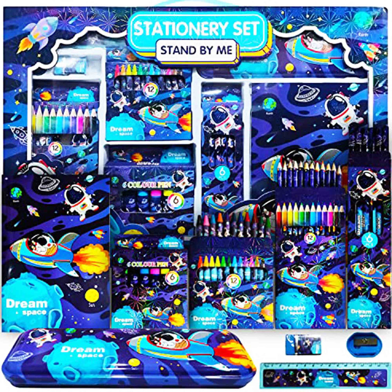 بسته رنگآمیزی مدل فضانورد مجموعه 9 عددی