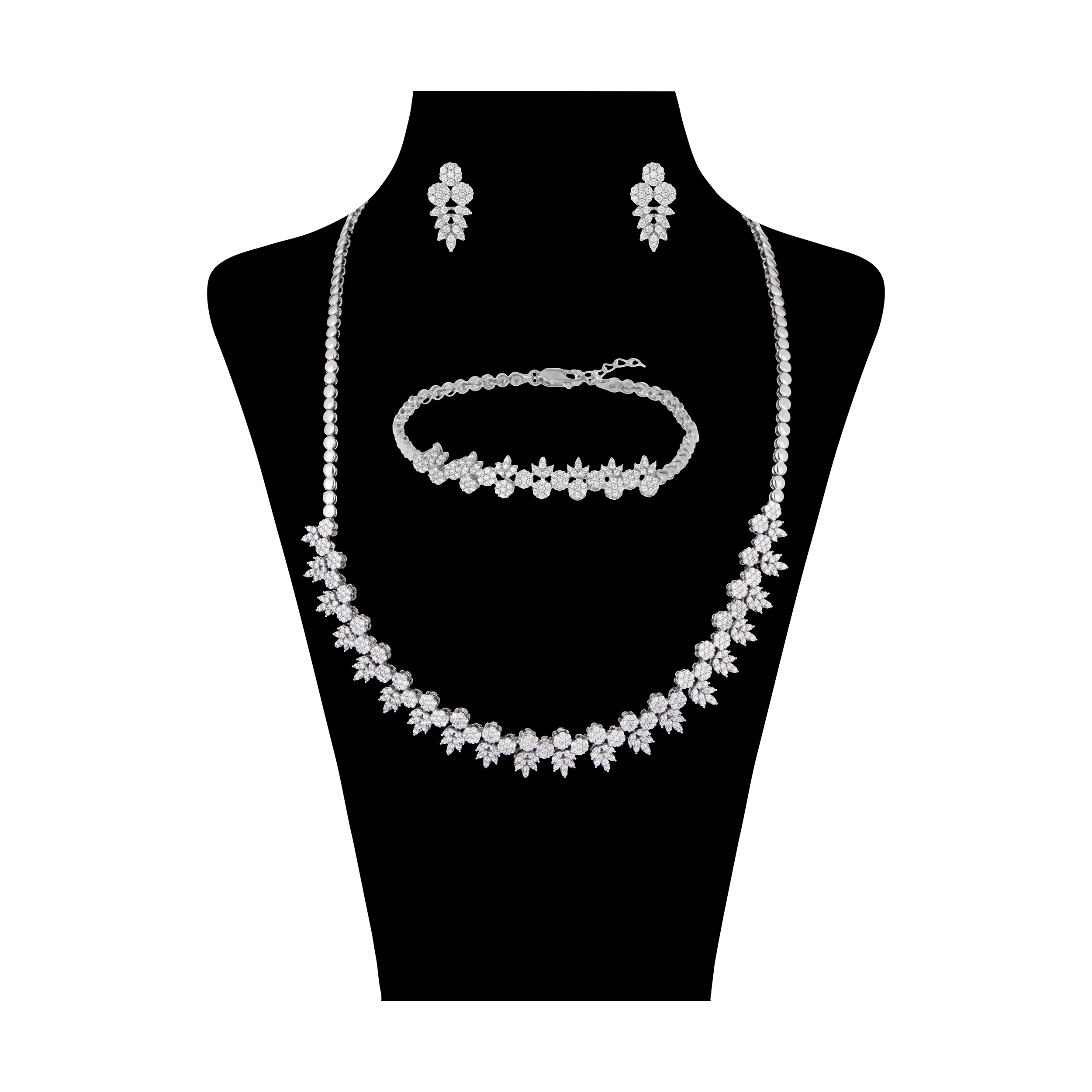 نیم ست نقره زنانه سینانر مدل SNR-R079