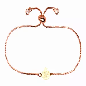 دستبند طلا 18 عیار زنانه الن نار مدل انار جان و جهاني ELN1363