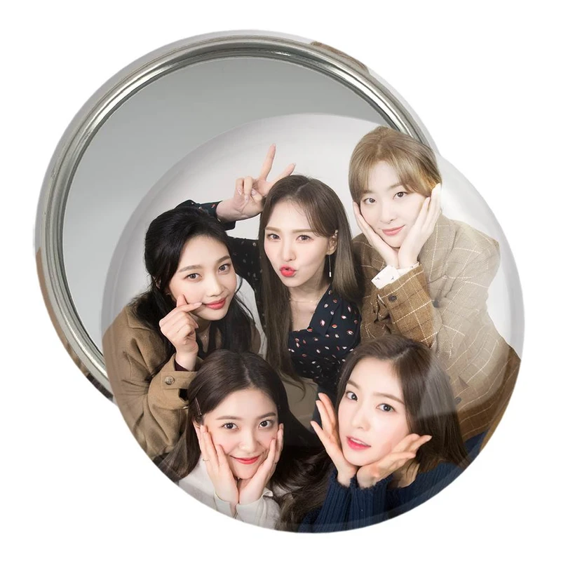 آینه جیبی خندالو مدل گروه رد ولوت Red Velvet  کد 13024