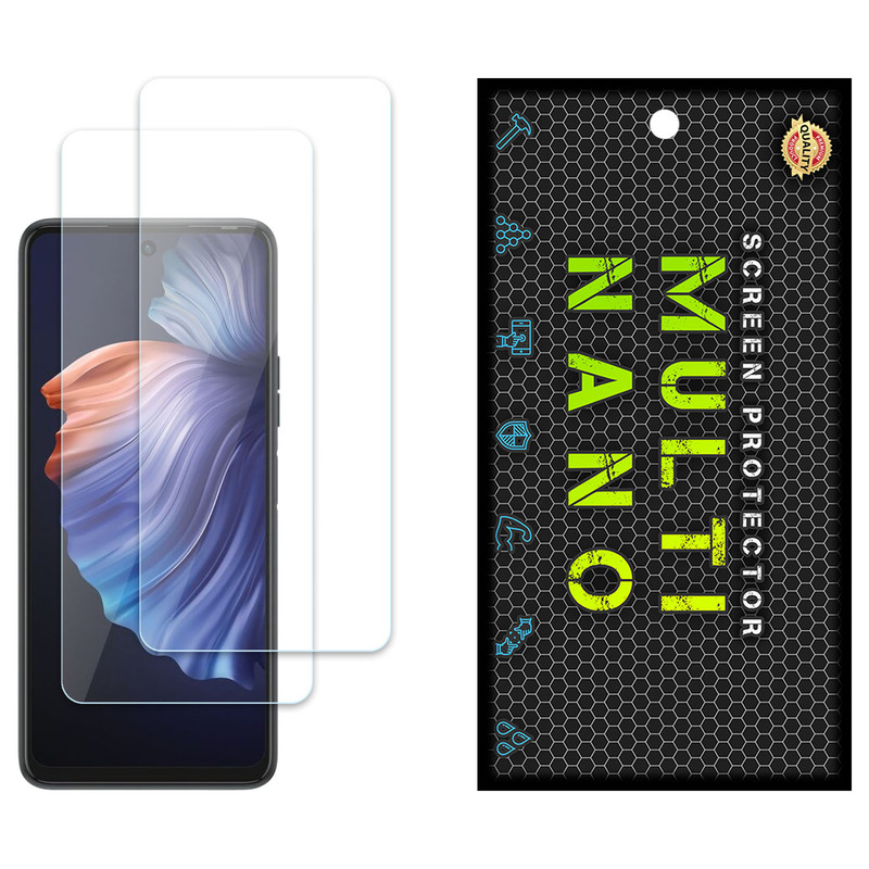 محافظ صفحه نمایش مولتی نانو مدل X-S2N مناسب برای گوشی موبایل تکنو Camon 17P بسته دو عددی