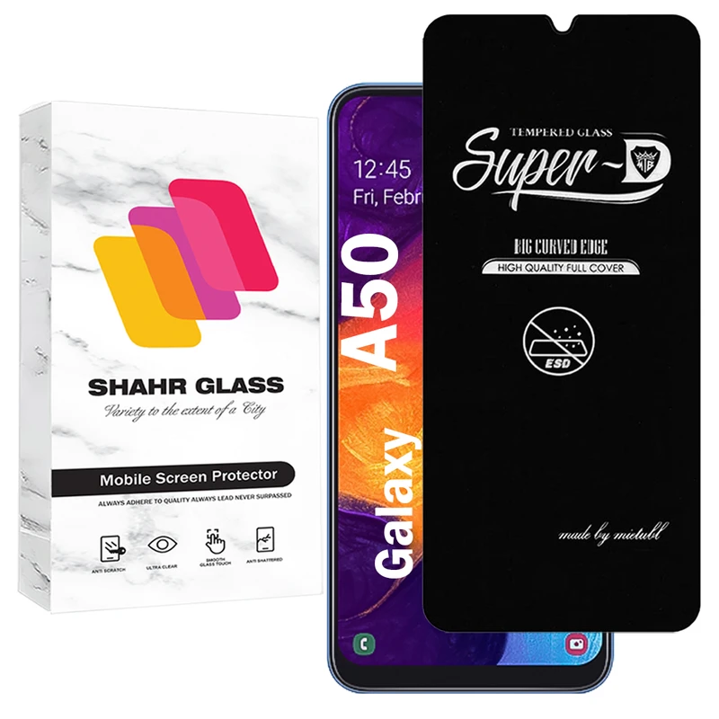 محافظ صفحه نمایش شهر گلس مدل SUPERDNSH مناسب برای گوشی موبایل سامسونگ Galaxy A50