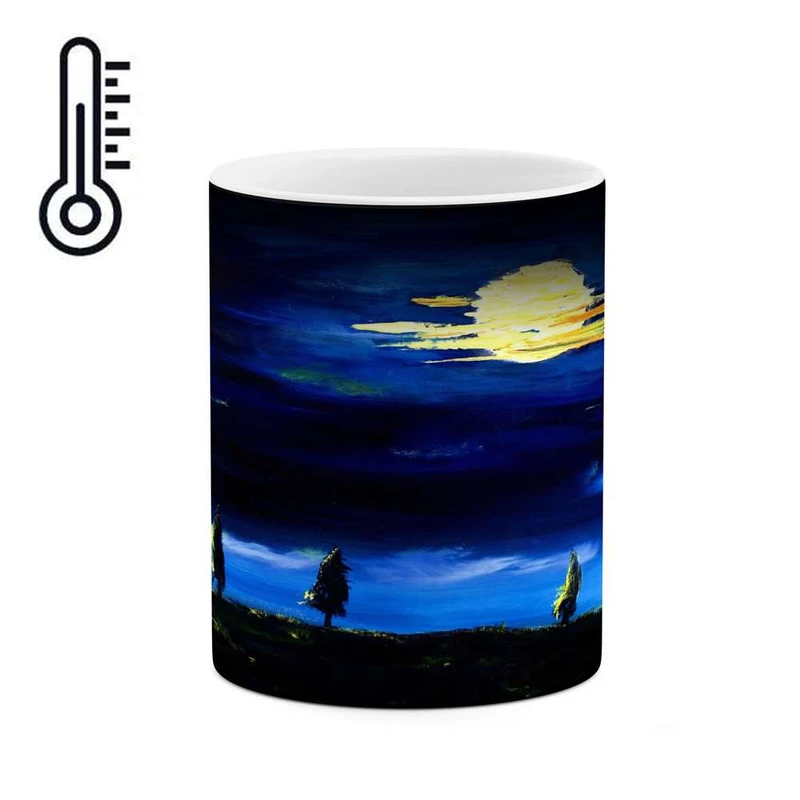 ماگ حرارتی کاکتی مدل نقاشی کد mgh13599