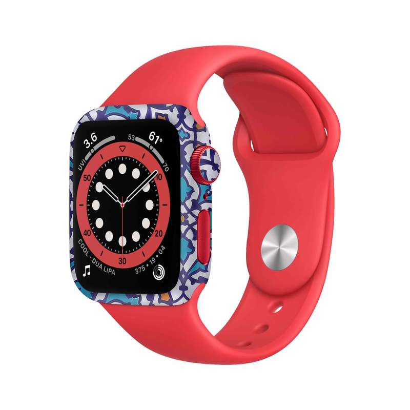  برچسب ماهوت طرح Homa-Tile مناسب برای اپل واچ Watch 6 44mm