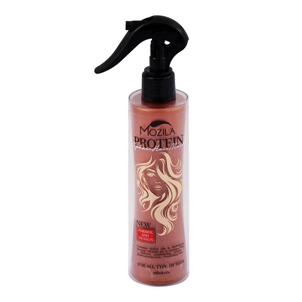 اسپری دو فاز مو موزیلا مدل پروتئینه حجم 200 میلی لیتر