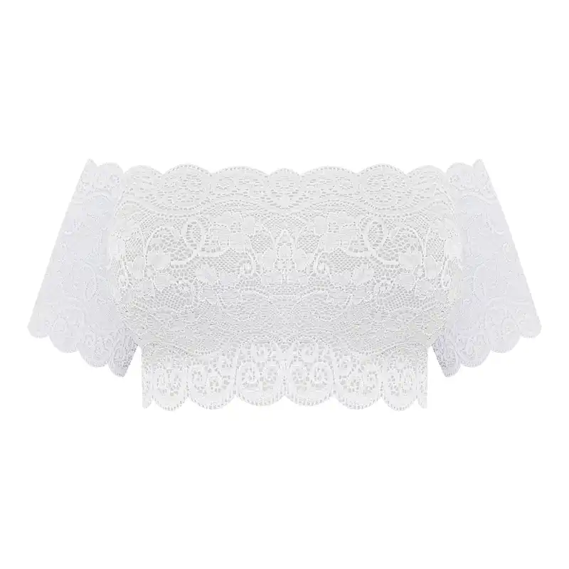 لباس خواب زنانه مدل گیپور 2 رنگ سفید