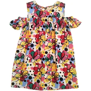 پیراهن دخترانه مدل درنا رنگ قرمز