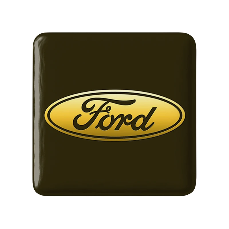مگنت خندالو طرح فورد Ford مدل مربعی کد 30714