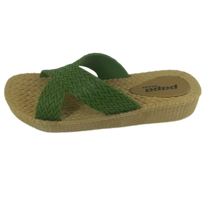 دمپایی زنانه پاپا مدل حصیری