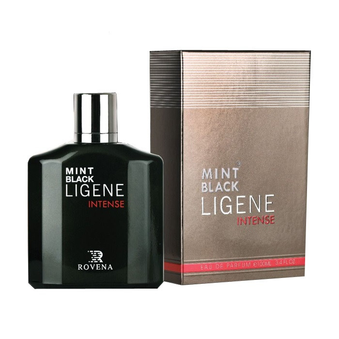 ادو پرفیوم مردانه روونا مدل Mint Black Ligene Intense حجم 100 میلی لیتر