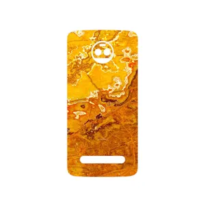 MAHOOT Gold Marble Cover Sticker for Motorola Moto Z2 Force
