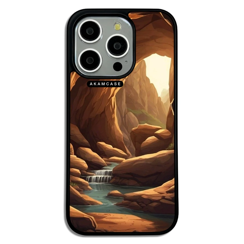 کاور آکام مدل AMC-WA15PRO-NATURE-8 مناسب برای گوشی موبایل اپل iPhone 15 Pro