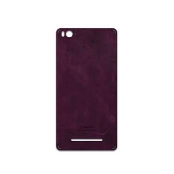 برچسب پوششی ماهوت مدل Red Violet Buffalo Leather مناسب برای گوشی موبایل شیائومی Mi 4c