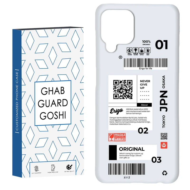 کاور قاب گارد گوشی طرح بلیط ژاپن کد Dimo-498 مناسب برای گوشی موبایل سامسونگ Galaxy A22 4G / Galaxy M32 4G