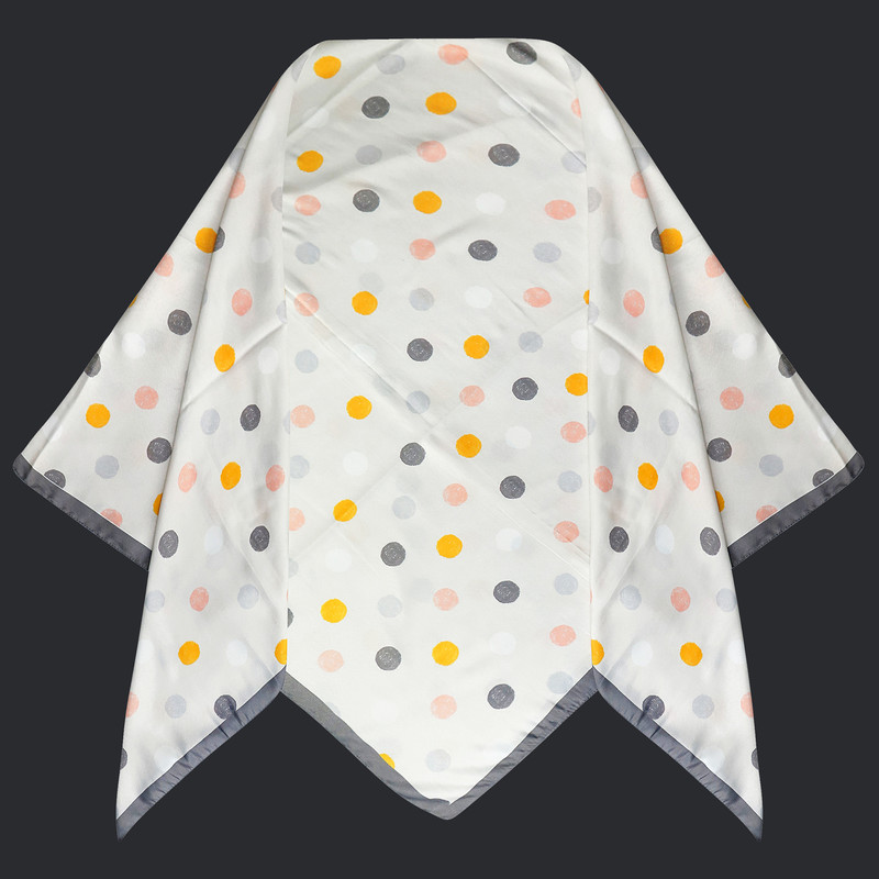 روسری زنانه طرح خال خالی مدل gz99792