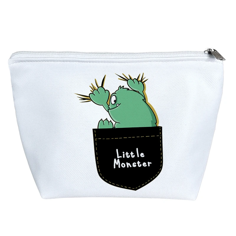 کیف لوازم آرایش دخترانه خندالو مدل هیولا کوچولو کد H38