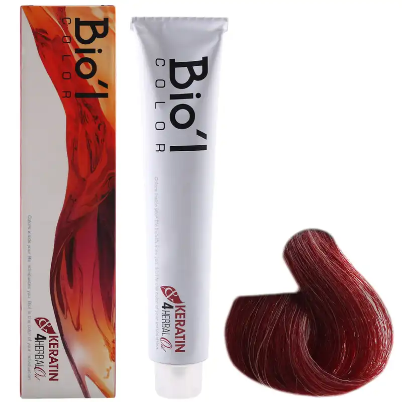 رنگ مو بیول شماره 8.59 حجم 100 میلی لیتر رنگ بلوند جگری روشن