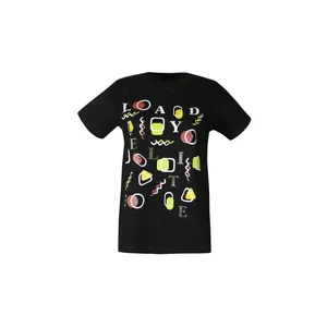 تی شرت آستین کوتاه زنانه مدل حروف 012