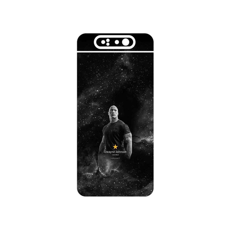برچسب پوششی ماهوت مدل Dwayne Johnson مناسب برای گوشی موبایل سامسونگ Galaxy A80