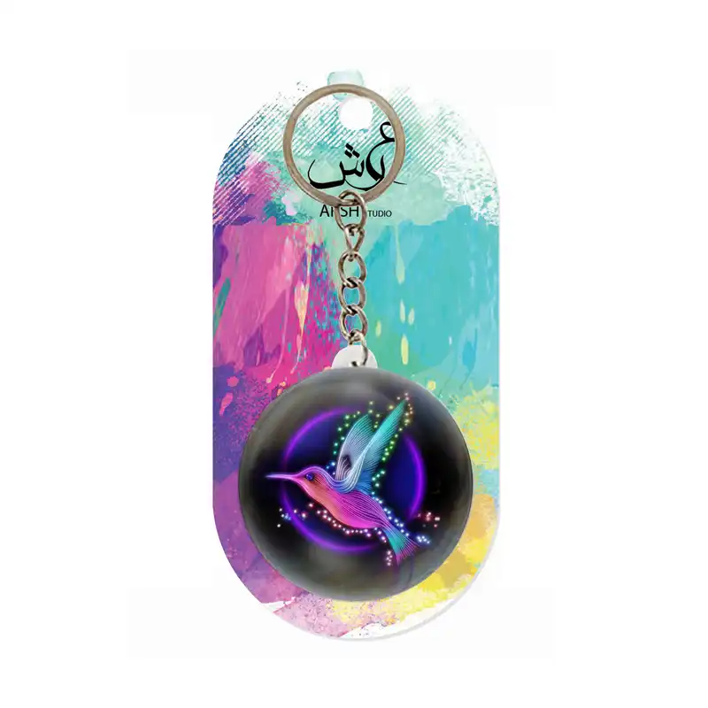 جاکلیدی عرش مدل فانتزی مرغ مگس خوار کد Asj6111