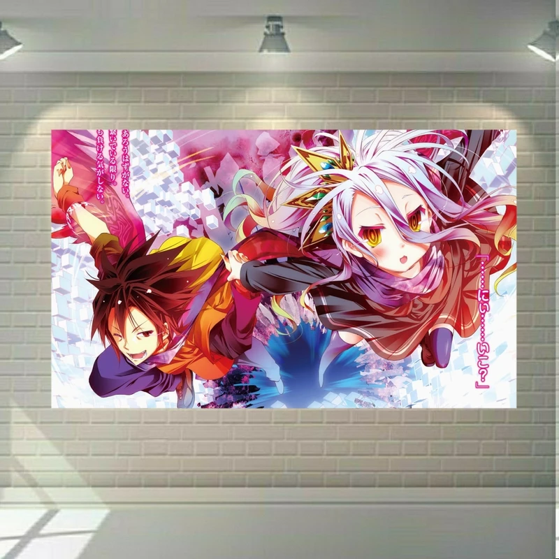 پوستر دیواری طرح انیمه No Game No Life مدل SDP737