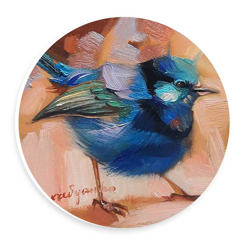  دیوارکوب طرح نقاشی پرنده مدل wtb656