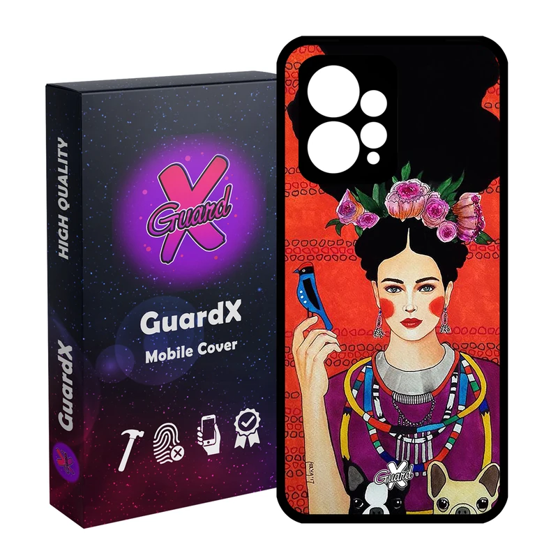 کاور گارد ایکس طرح دختر مدل Glass10150 مناسب برای گوشی موبایل شیائومی Redmi Note 12 4G