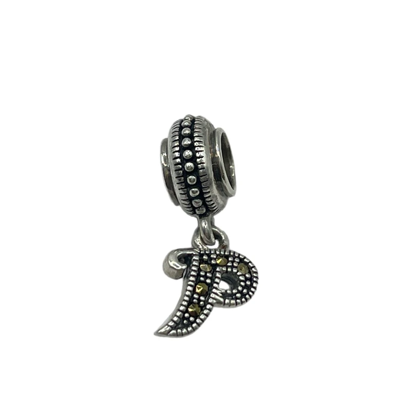 آویز گردنبند نقره زنانه پاندورا مدل Letter P pendant 65397
