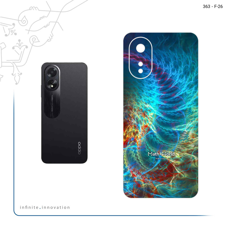 برچسب پوششی ماهوت مدل Mathematical Geometric Shape 1 مناسب برای گوشی موبایل اپو A38