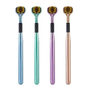 مسواک دبی مدل سه بعدی با برس نرم بسته 4 عددی