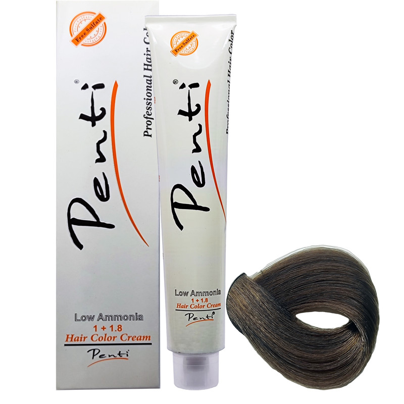 رنگ مو پنتی سری زیتونی شماره M7 حجم 100 میلی لیتر رنگ بلوند زیتونی روشن