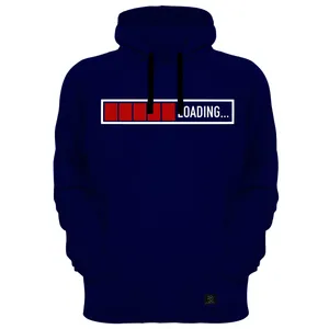 هودی زنانه 27 مدل LOADING کد J22 رنگ سرمه ای 