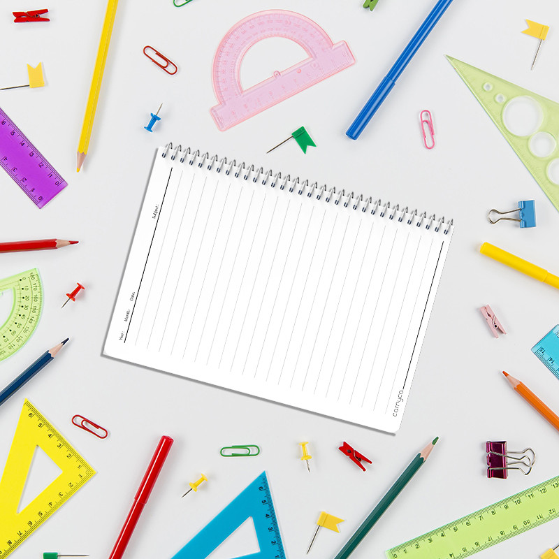 دفتر مشق 50 برگ کارنیکا مدل کرومی کد 111123 بسته 4 عددی