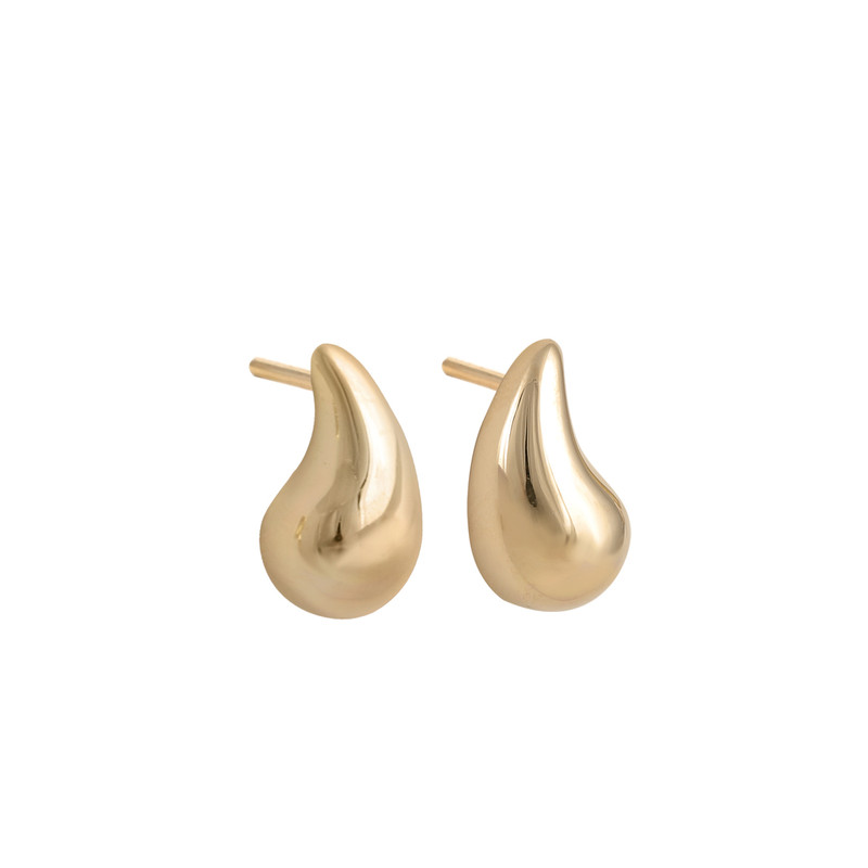 گوشواره میخی طلا 18 عیار زنانه بان گالری مدل بوتگا