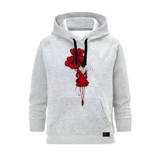 هودی زنانه کد B277 رنگ طوسی