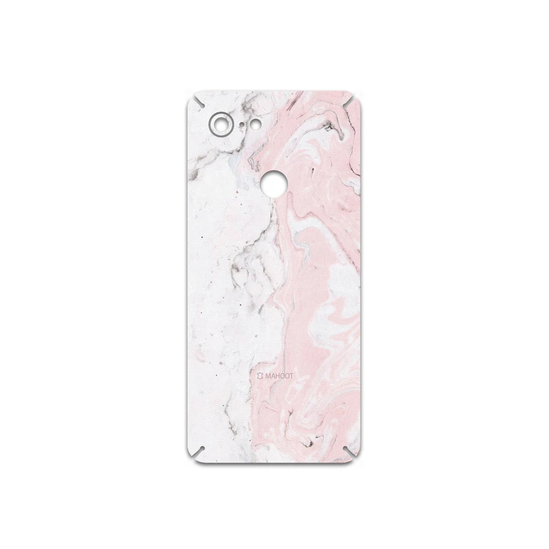 برچسب پوششی ماهوت مدل Blanco-Pink-Marble مناسب برای گوشی موبایل گوگل Pixel 3