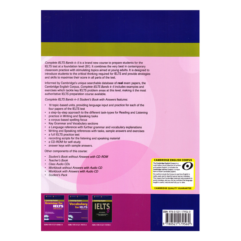کتاب Cambridge English Complete IELTS اثر Guy Brook-Hart And Vanessa Jakeman انتشارات اشتیاق نور سه جلدی