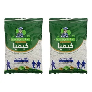 نمک کم سدیم کیمیا - 1000گرم بسته 2 عددی