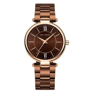 ساعت مچی عقربه ای زنانه مینی فوکوس مدل 0189BRN