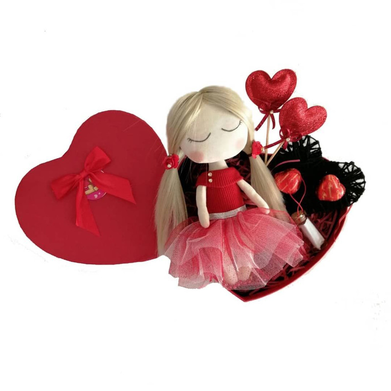 ست هدیه عروسک طرح فرشته مدل f69