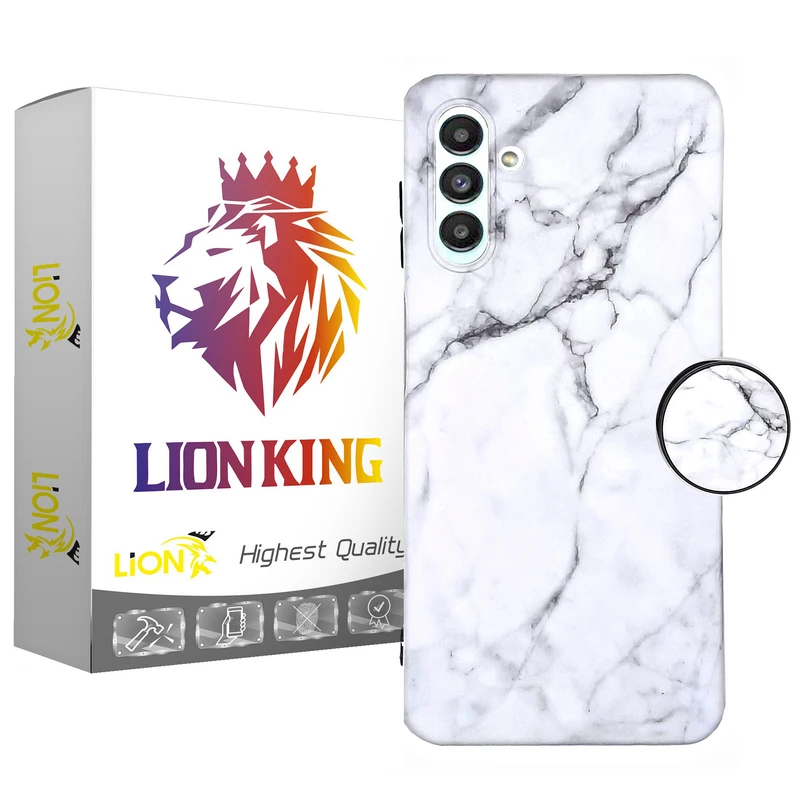   کاور لاین کینگ مدل stone مناسب برای گوشی موبایل سامسونگ Galaxy A13 5G به همراه پایه نگهدارنده