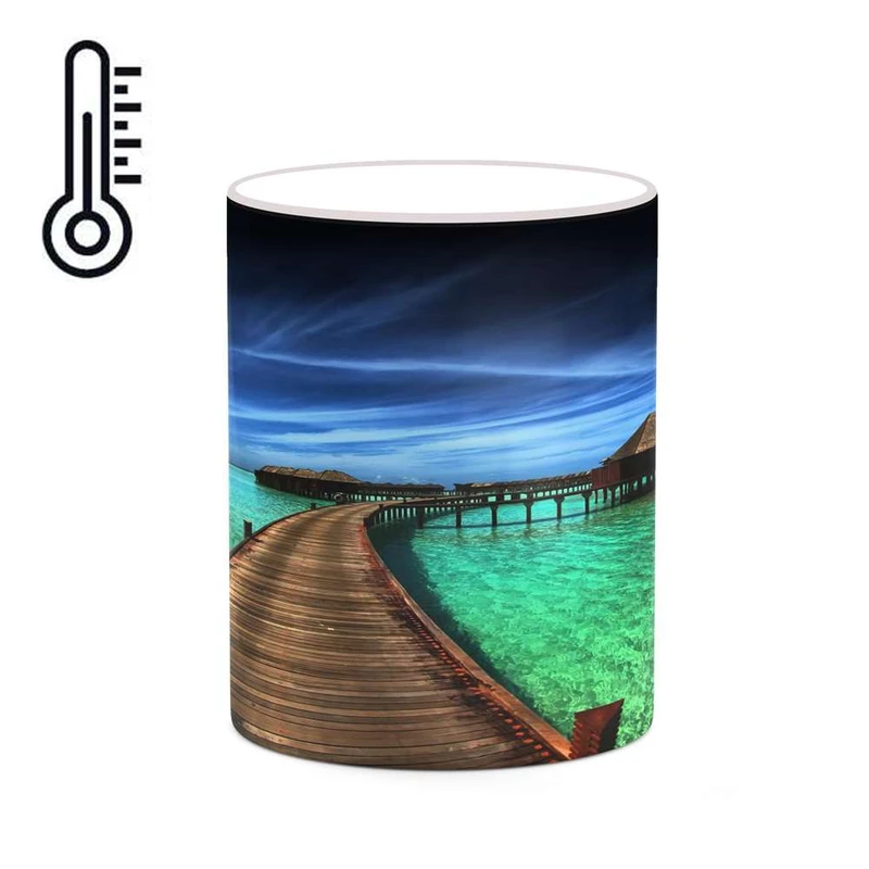 ماگ حرارتی کاکتی مدل منظره کد mgh18190