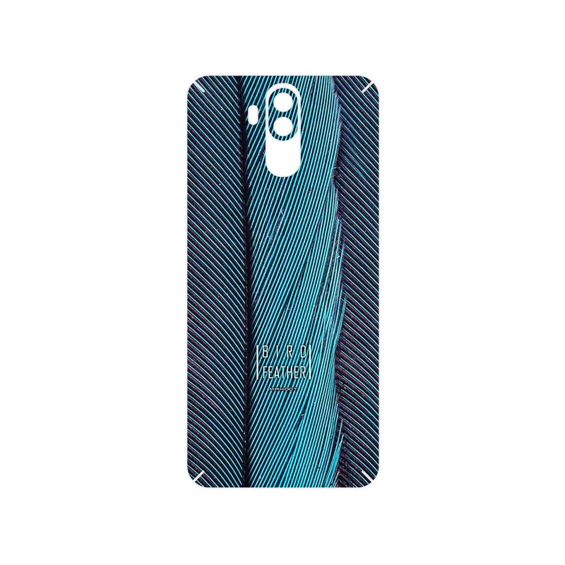 برچسب پوششی ماهوت مدل Turquoise feathers مناسب برای گوشی موبایل یولفون Power 3S