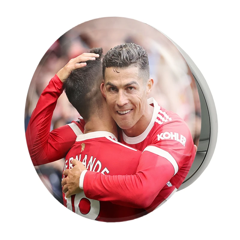 آینه جیبی خندالو طرح کریستیانو رونالدو مدل تاشو کد 13917 
