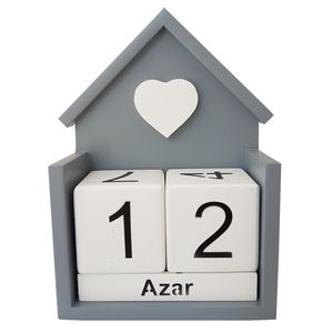 نقد و بررسی تقویم رومیزی مدل کلبه چوبی کد AZZ725 توسط خریداران
