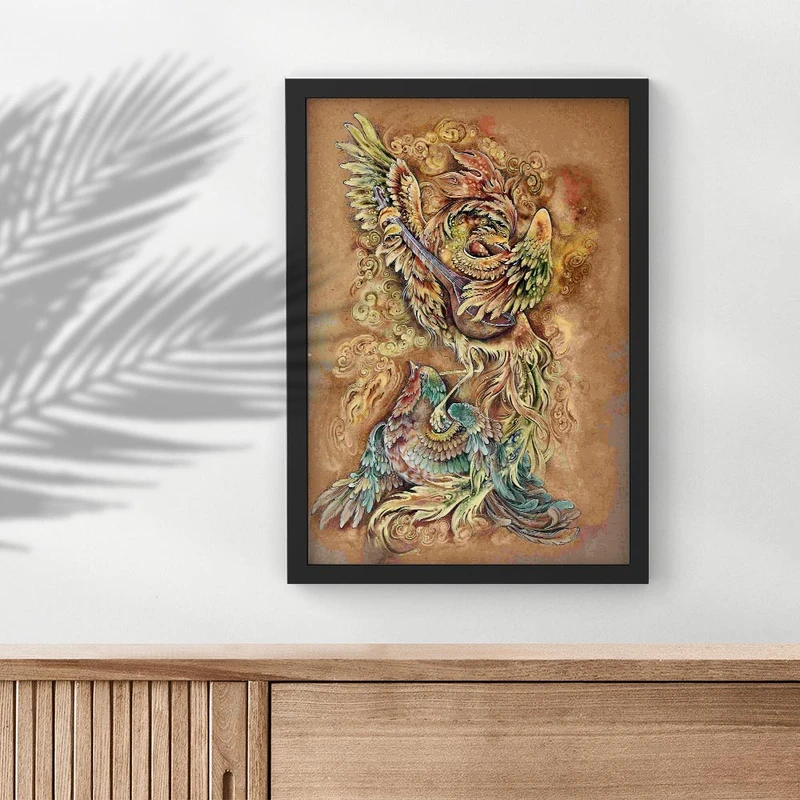 تابلو صبا طرح مدل دکوراتیو طرح سیمرغ