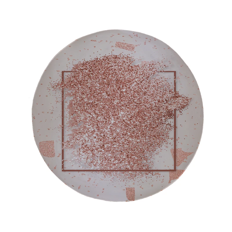 پادری مدل دایره طرح کادر کد 8492 سایز 90 × 90 سانتی متر