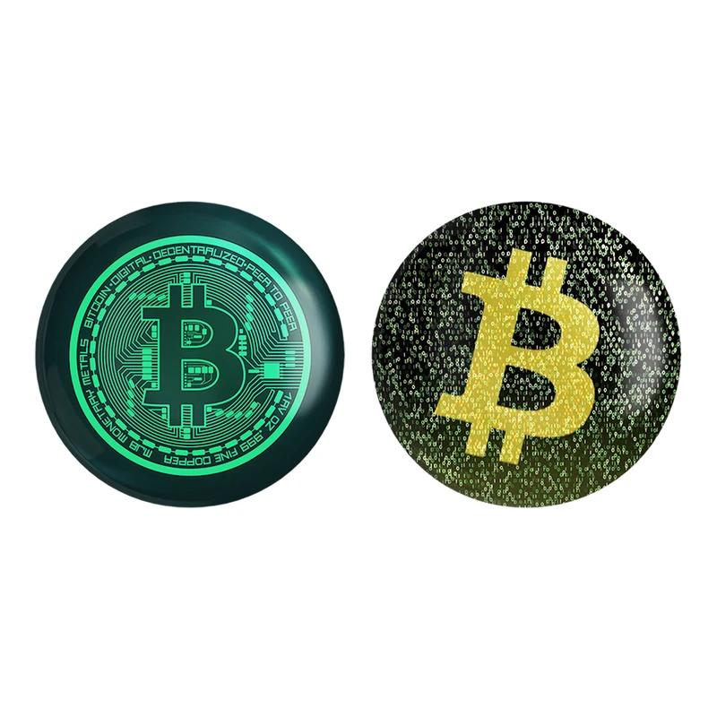 مگنت خندالو طرح ارز دیجیتال بیت کوین Bitcoin کد 1087310868 مجموعه 2 عددی