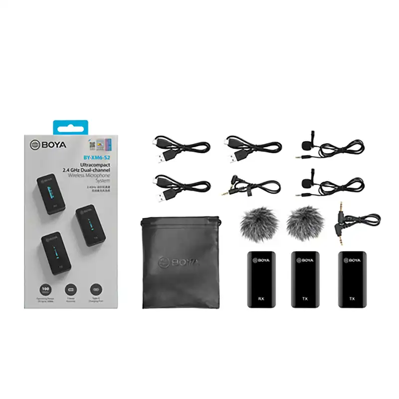 میکروفن بی سیم بویا مدل BY-XM6-S2